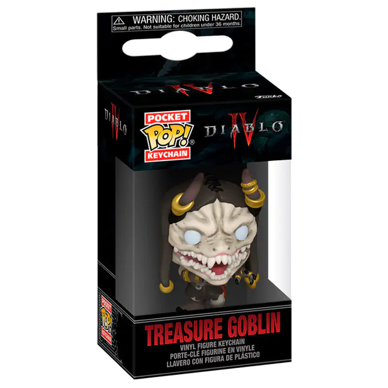 Pocket Funko POP Keychain Diablo IV Treasure Globin product photo