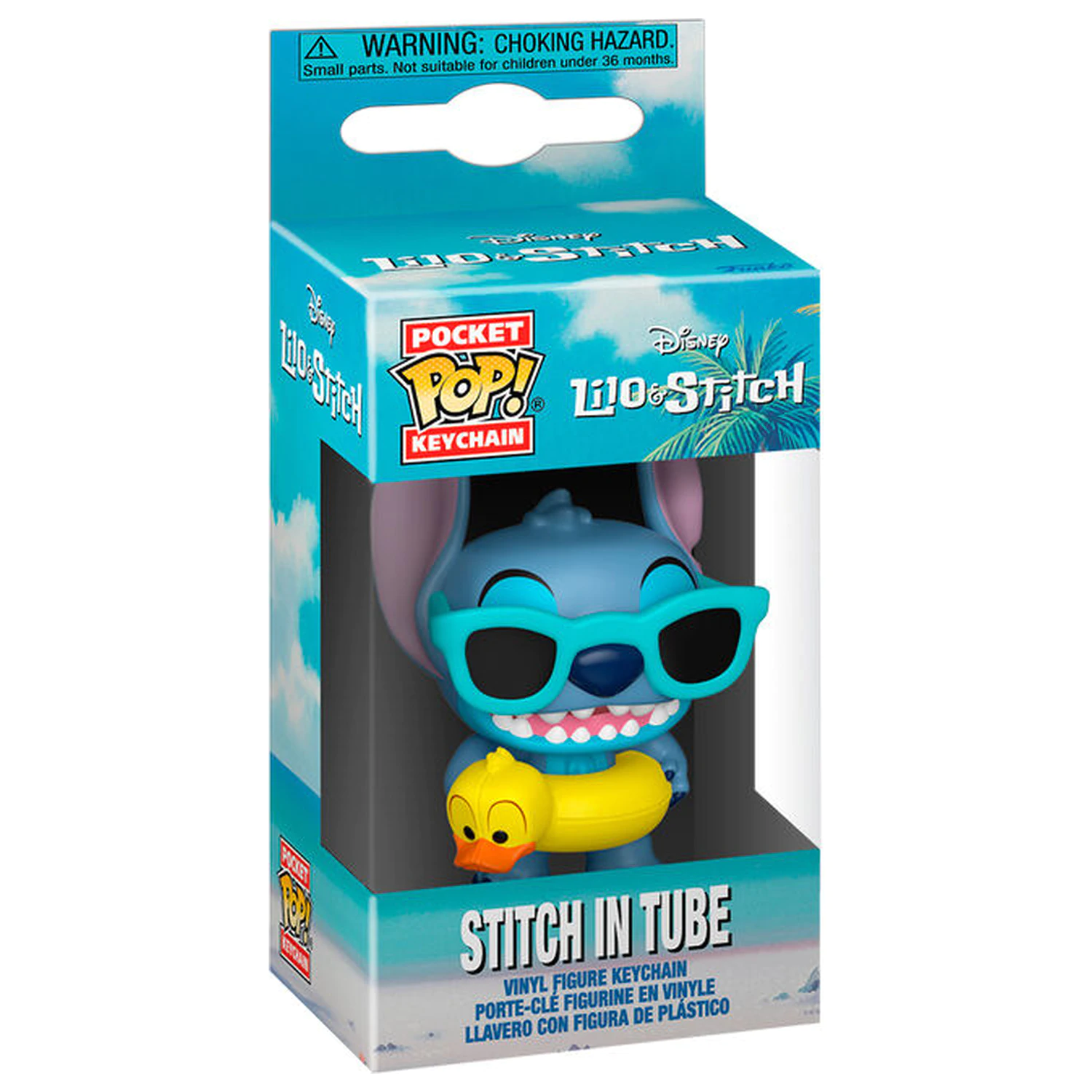 Pocket Funko POP Keychain Disney Lilo & Stitch - Stitch in Tube product photo