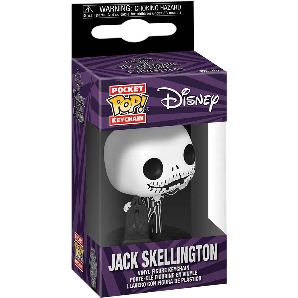 Pocket POP Keychain Disney Nightmare Before Christmas 30th Anniversary Jack Skellington product photo