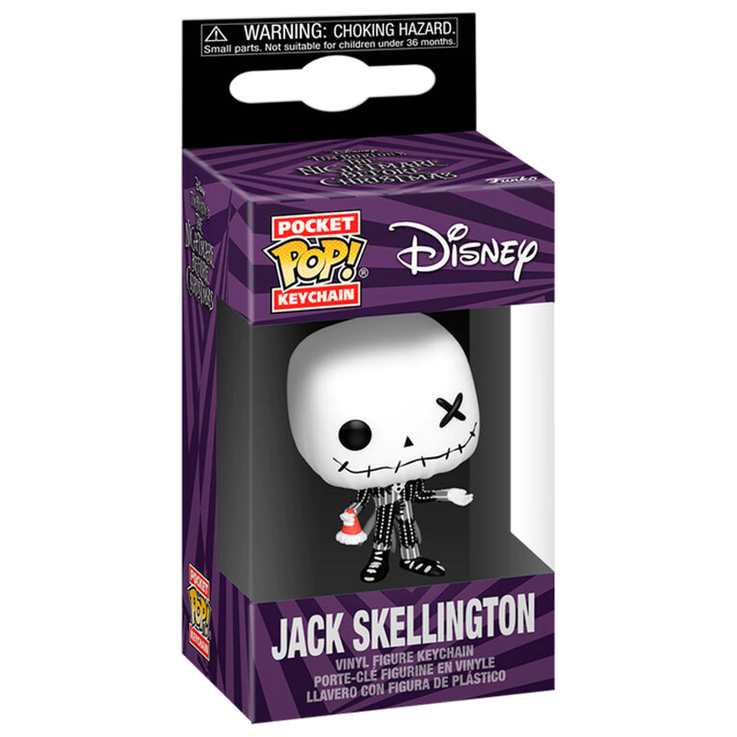 Pocket Funko POP Keychain Disney Nightmare Before Christmas Jack Skellington product photo