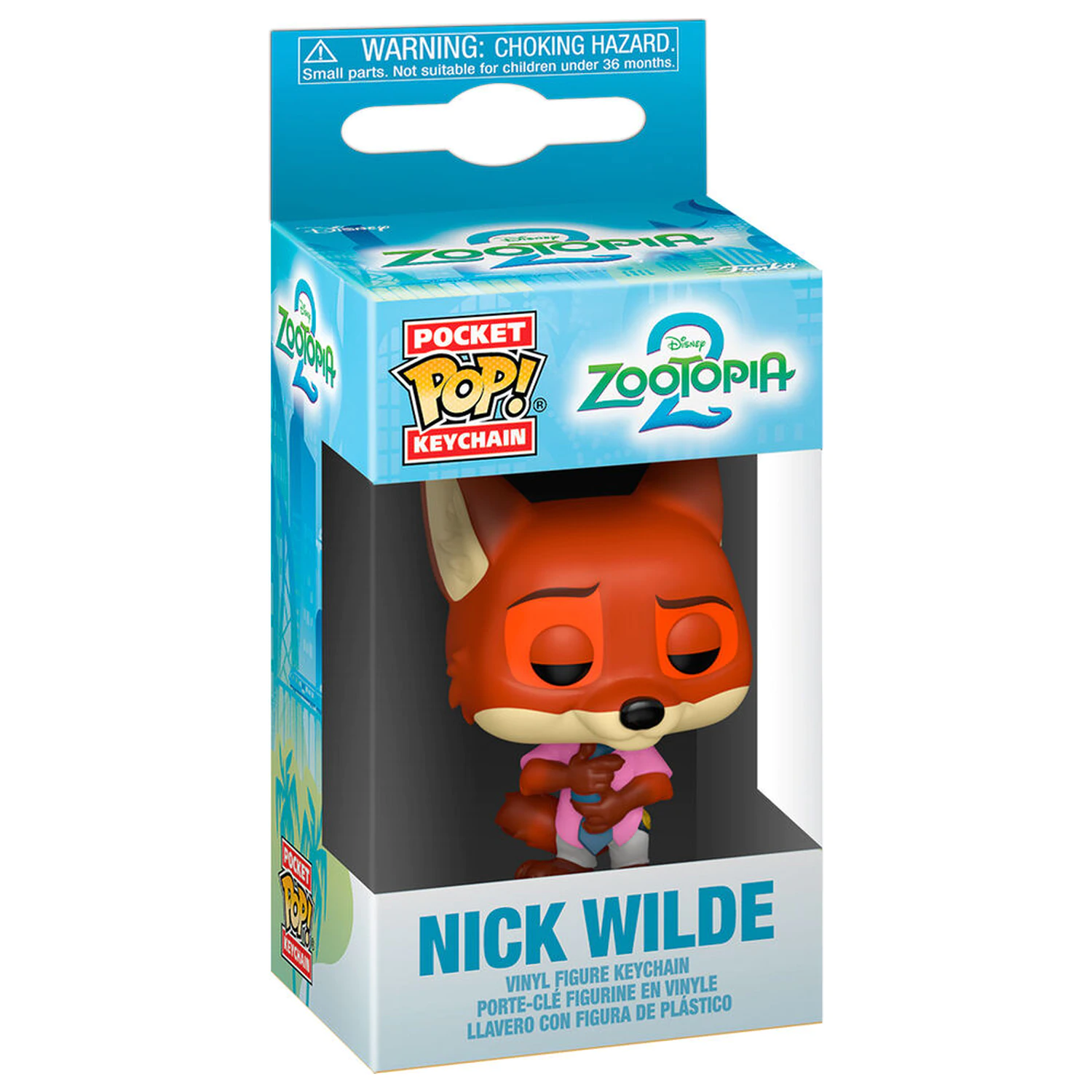 Pocket Funko POP Keychain Disney Zootopia 2 Nick Wilde product photo