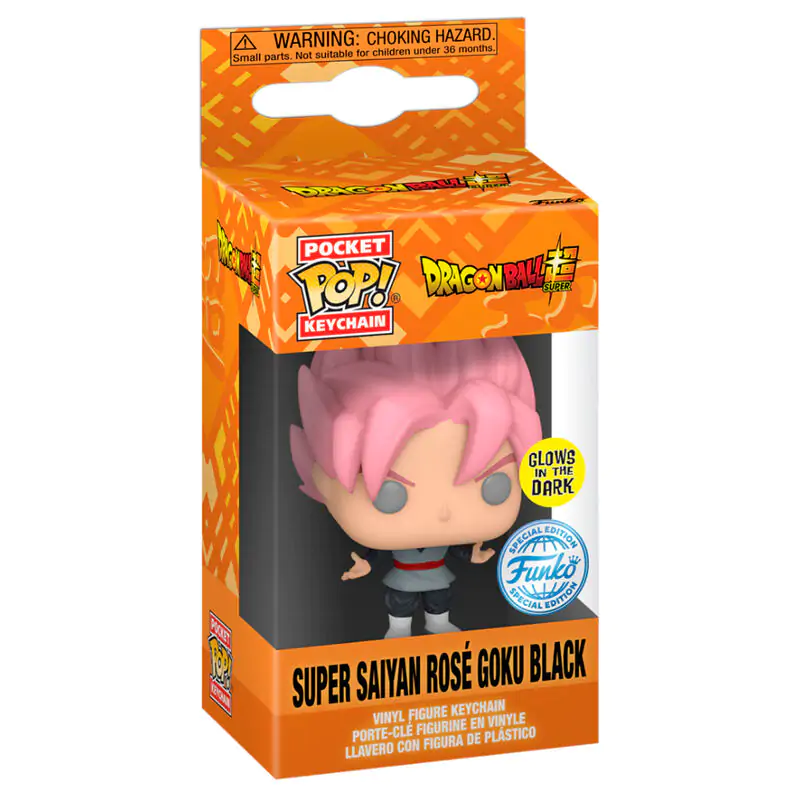 Pocket POP Keychain Dragon Ball Super - Super Saiyan Rose Goku Black termékfotó