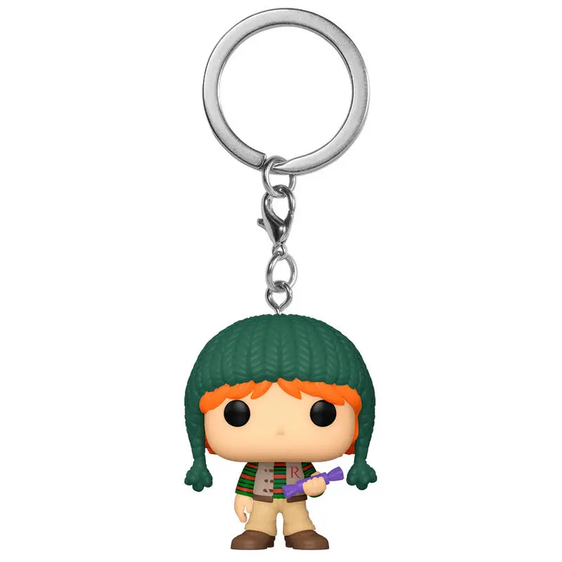 Pocket POP Keychain Harry Potter Holiday Ron Exclusive termékfotó