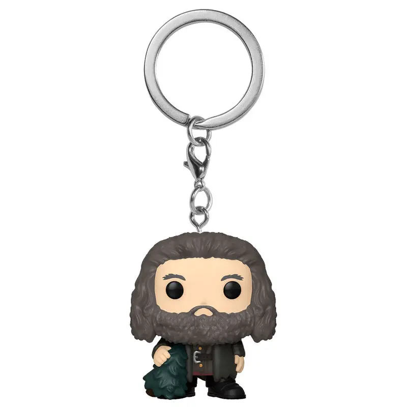 Pocket POP Keychain Harry Potter Holiday Rubeus Hagrid Exclusive product photo