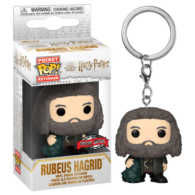 Pocket POP Keychain Harry Potter Holiday Rubeus Hagrid Exclusive product photo