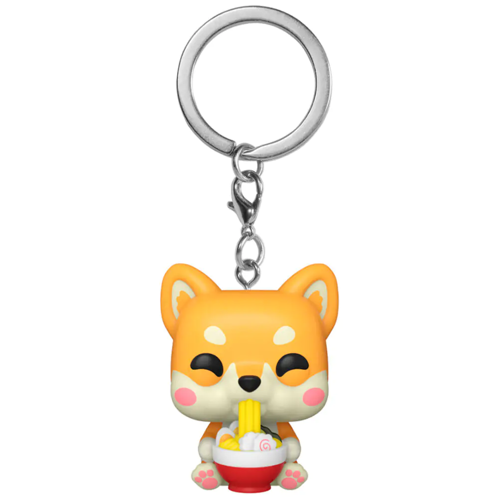 Pocket Funko POP Keychain Kawaii Foodies Ramen Shiba product photo