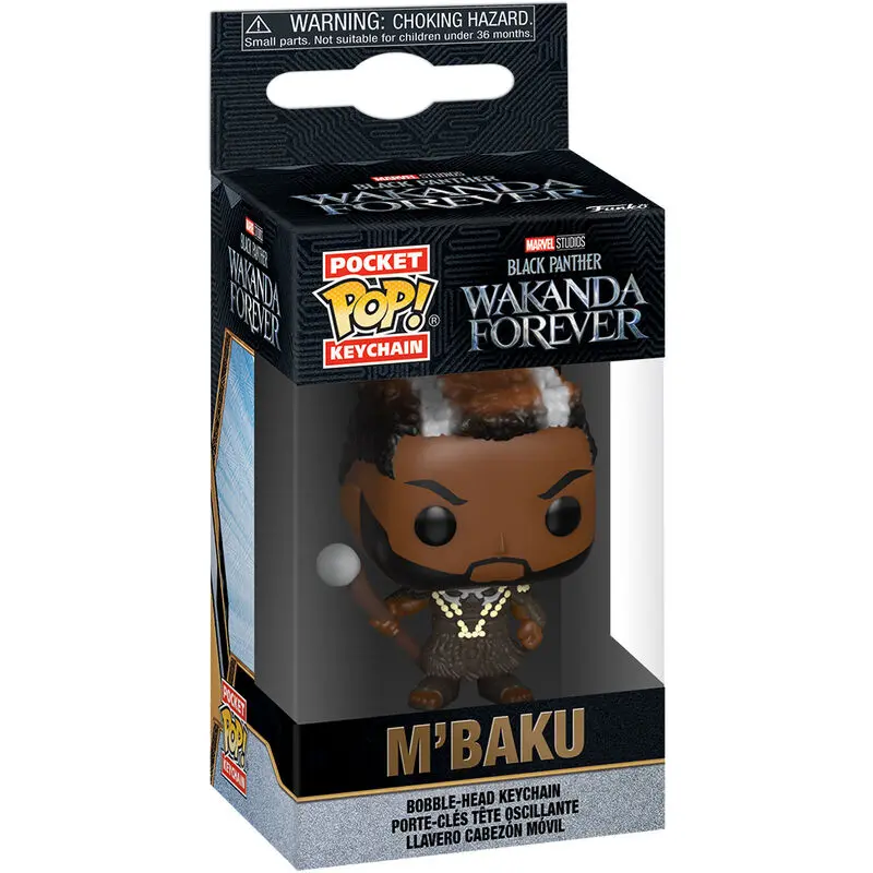 Pocket POP Keychain Marvel Black Panther Wakanda Forever M Baku product photo