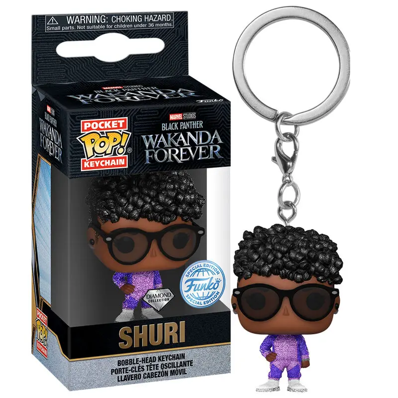 Pocket POP Keychain Marvel Black Panther Wakanda Forever Shuri Exclusive product photo