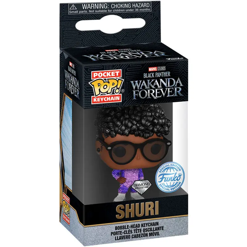Pocket POP Keychain Marvel Black Panther Wakanda Forever Shuri Exclusive product photo