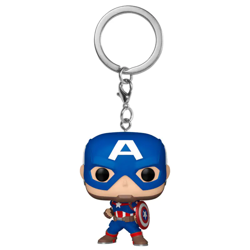 Pocket Funko POP Keychain Marvel Captain America Classics product photo