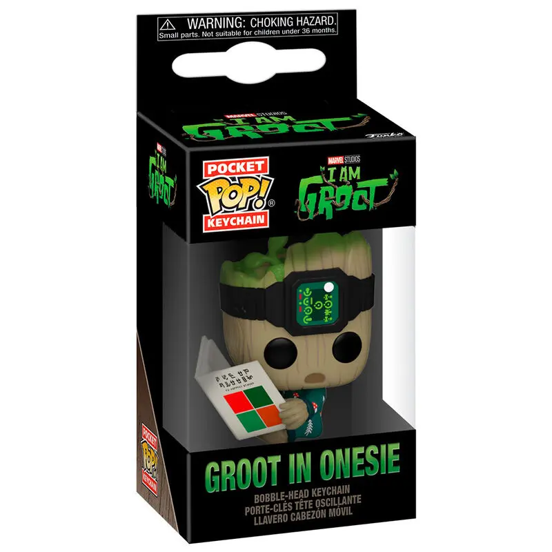 Pocket POP Keychain Marvel I am Groot - Groot with Onesie product photo