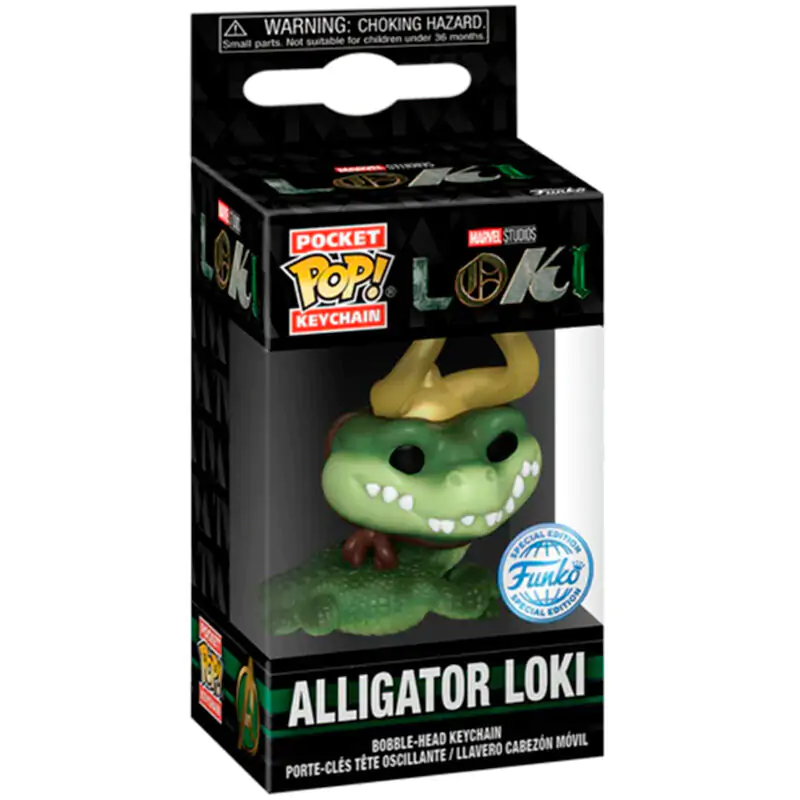 Pocket POP Keychain Marvel Loki Alligator Loki termékfotó