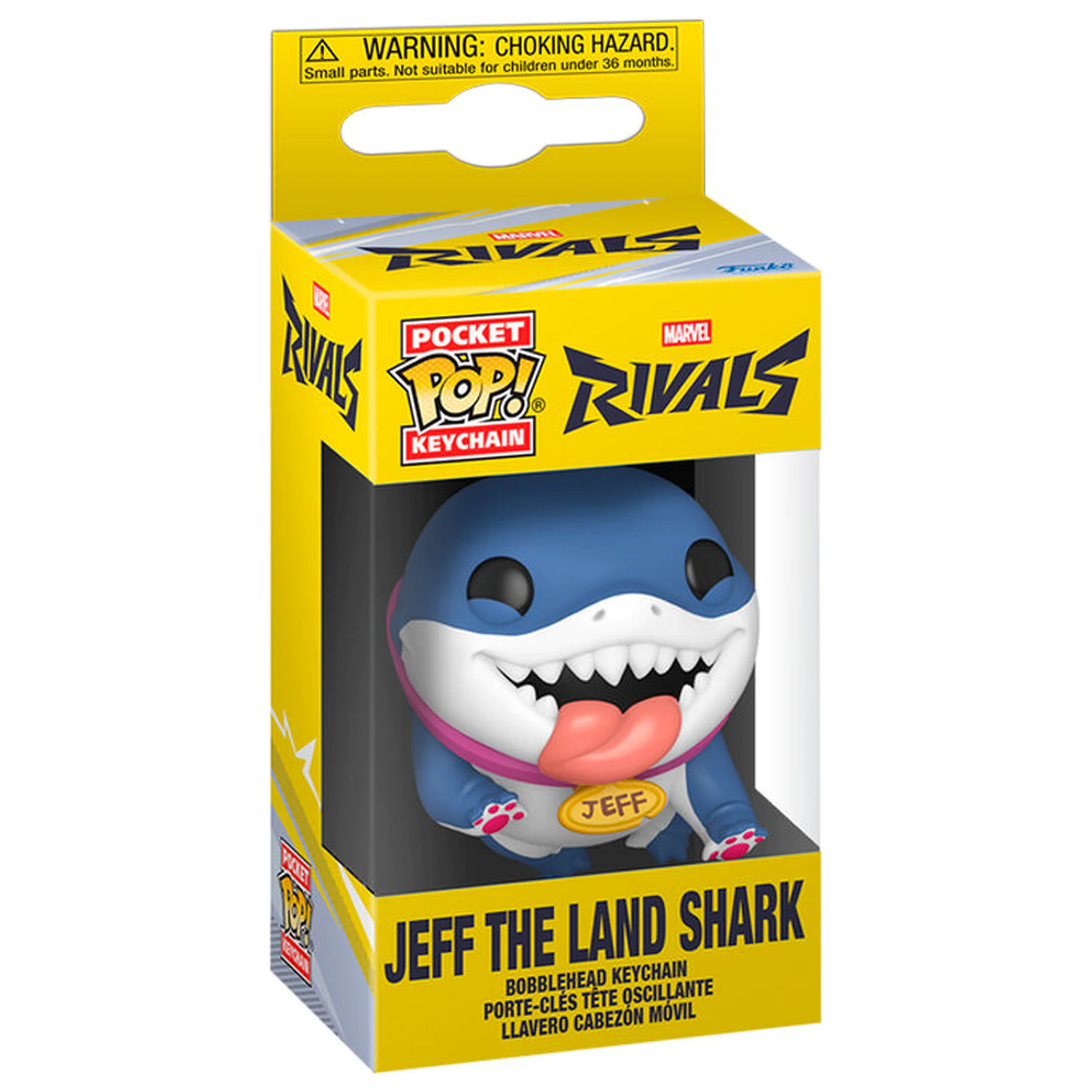 Pocket Funko POP keychain Marvel Rivals Jeff the Land Shark product photo