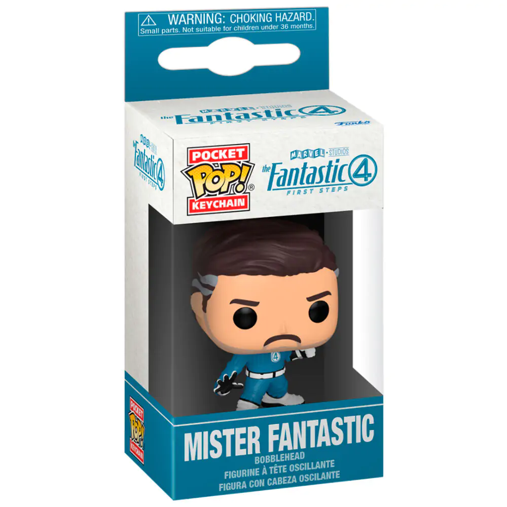 Pocket Funko POP Keychain Marvel The Fantastic 4 Mister Fantastic product photo