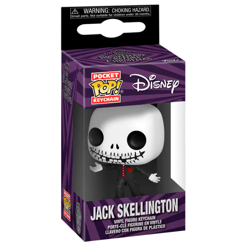 Pocket POP Keychain Nightmare Before Christmas 30th Anniversary Jack Skellington termékfotó