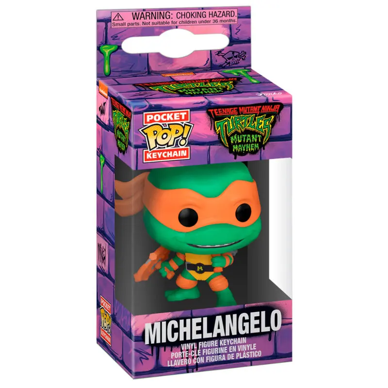 Funko Pocket POP Keychain Ninja Turtles Michelangelo product photo