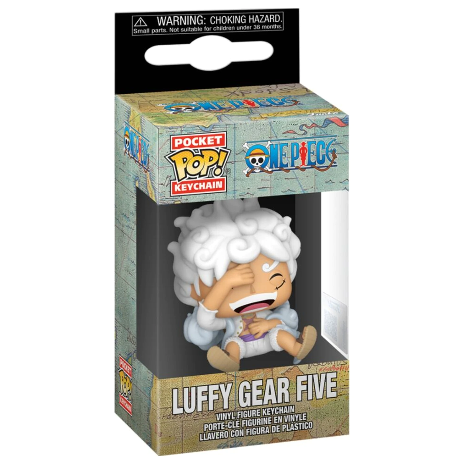 Pocket Funko POP Keychain One Piece Luffy Gear 5 product photo