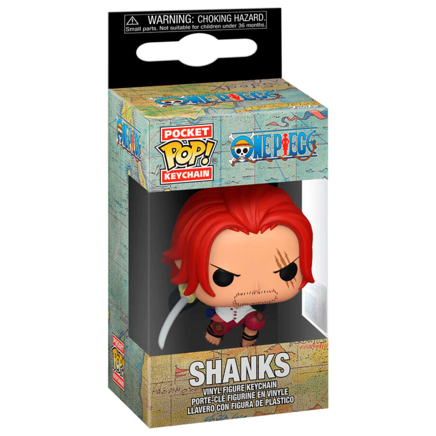 Pocket Funko POP Keychain One Piece Shanks product photo