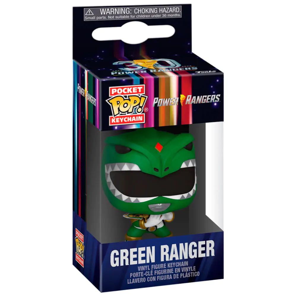 Pocket POP Keychain Power Rangers 30th Anniversary Green Ranger product photo