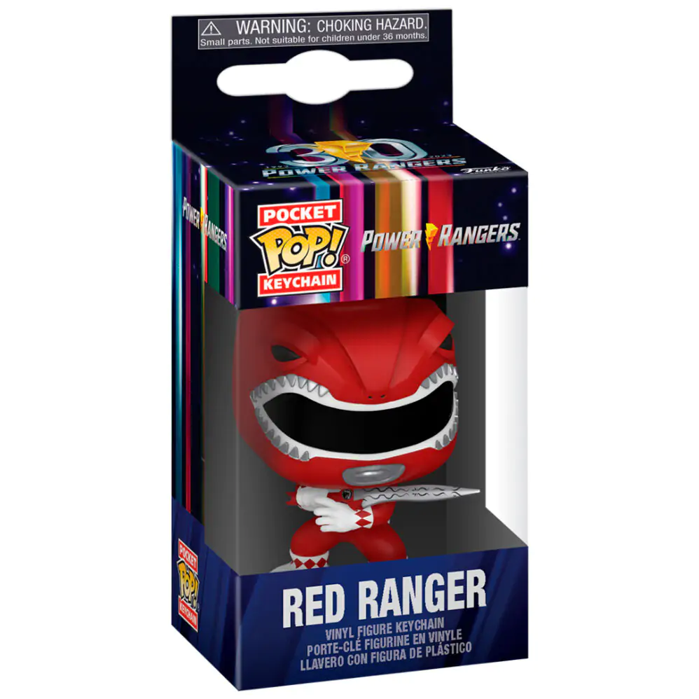 Pocket POP Keychain Power Rangers 30th Anniversary Red Ranger product photo