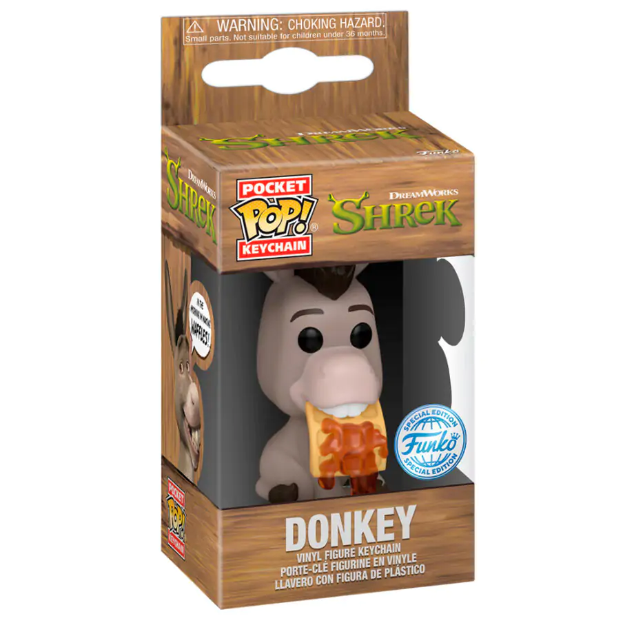 Pocket Funko POP Keychain Shrek Donkey product photo