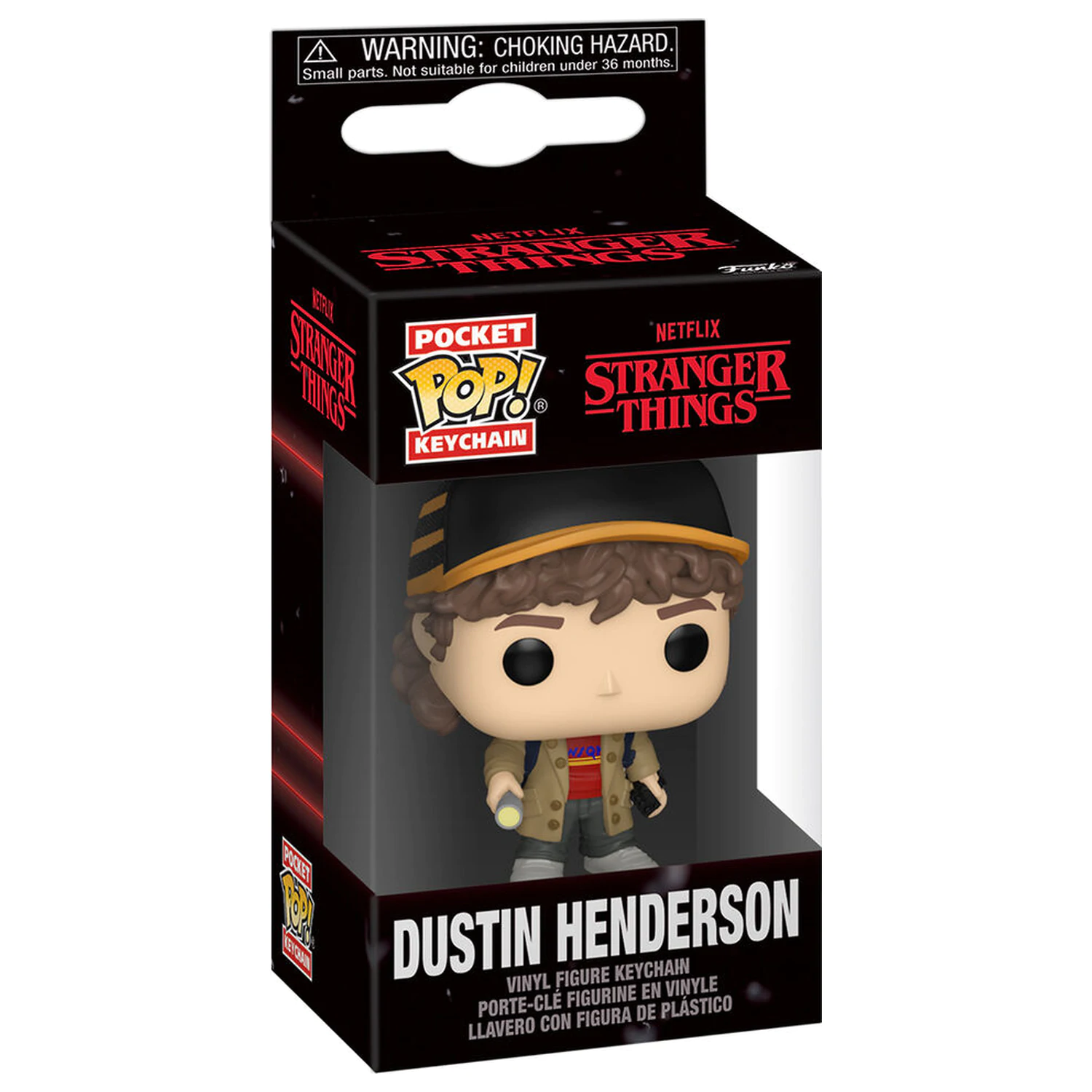 Pocket Funko POP Keychain Stranger Things 5 Dustin Henderson product photo