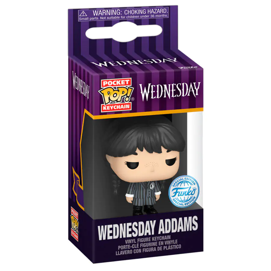 Pocket Funko POP Keychain Wednesday - Wednesday termékfotó