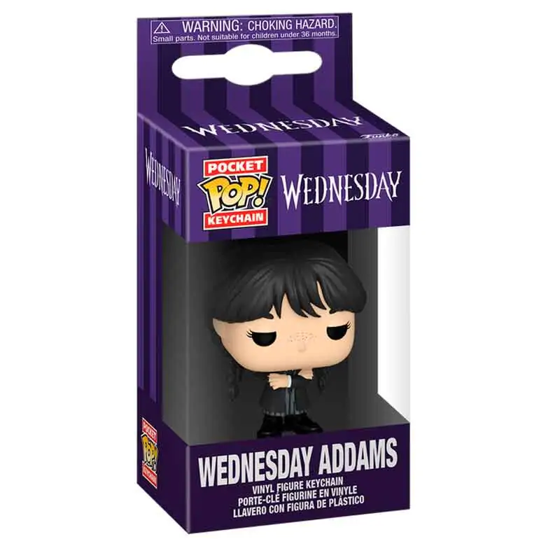Pocket Funko POP Keychain Wednesday - Wednesday Addams product photo
