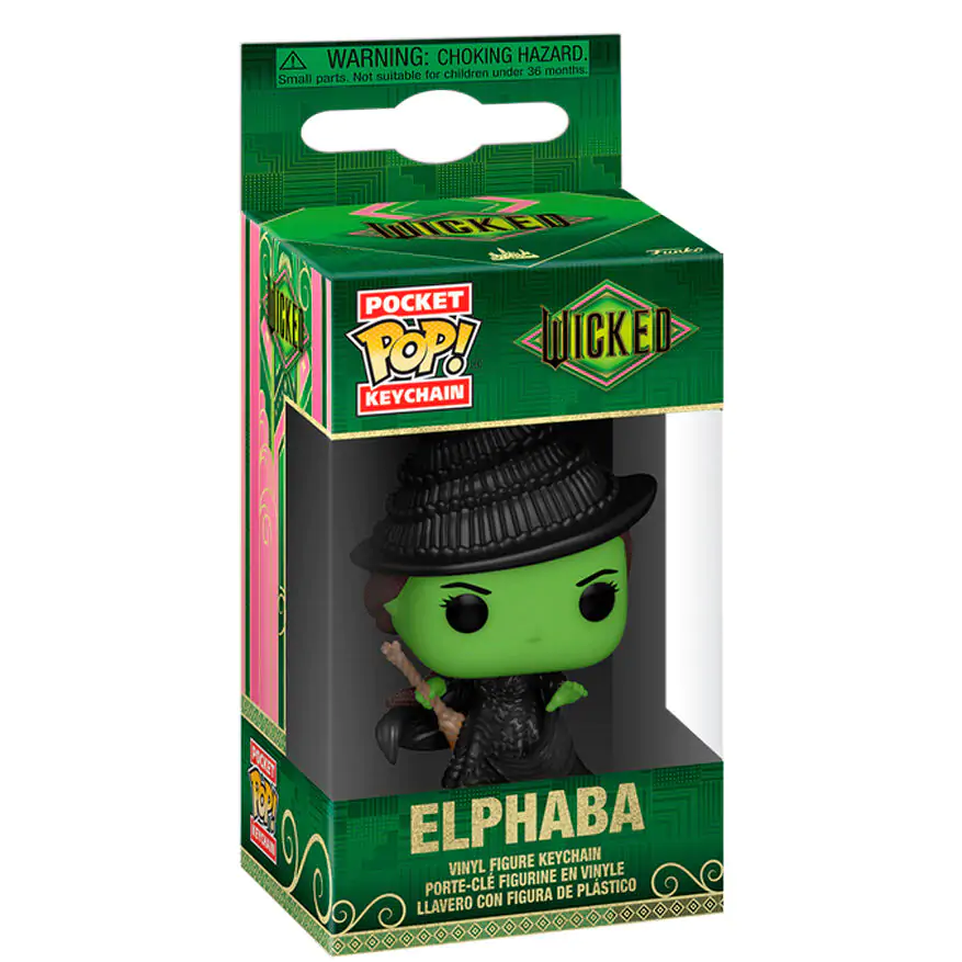 Pocket Funko POP Keychain Wicked Elphaba product photo