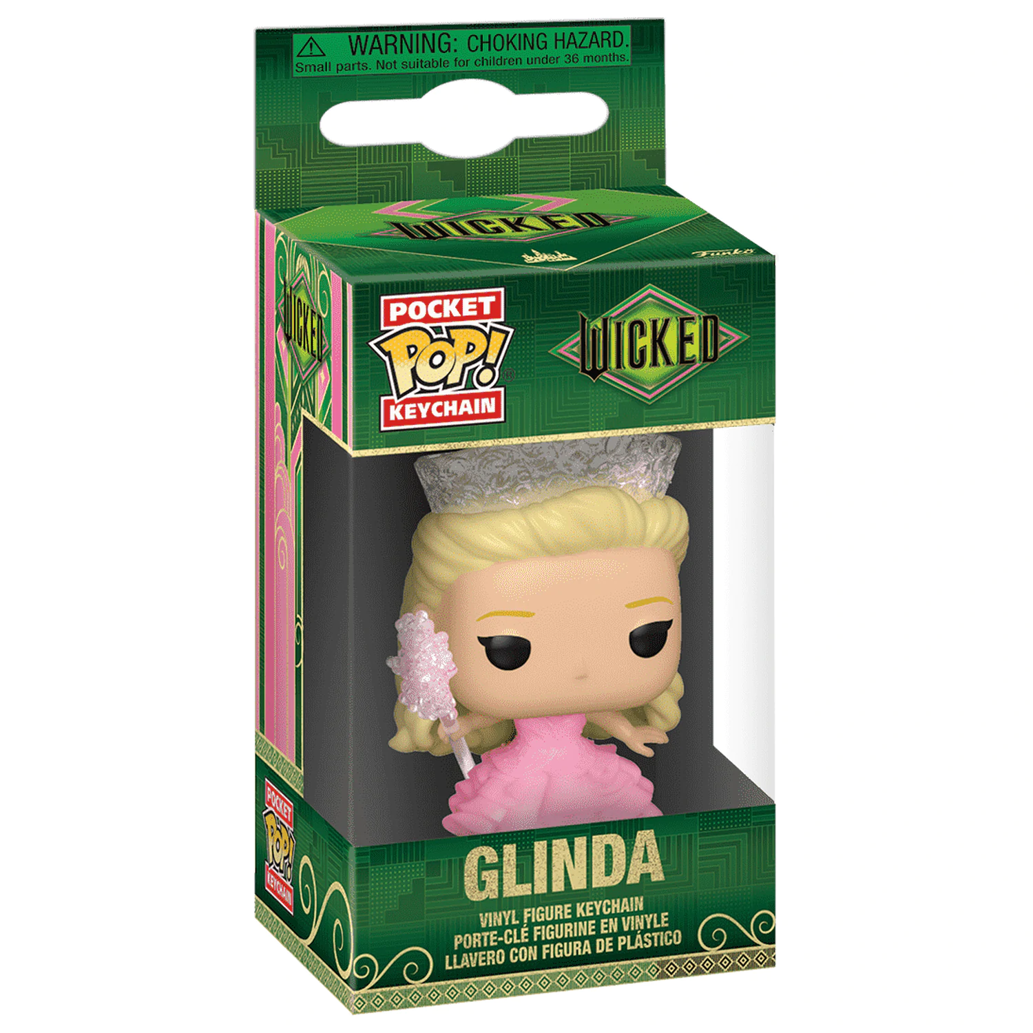 Pocket Funko POP keychain Wicked Glinda product photo