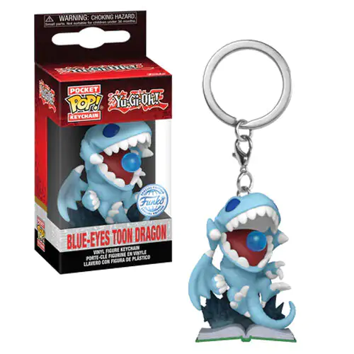 Pocket Funko POP keychain Yu-Gi-Oh Blue-Eyes Toon Dragon Attack product photo