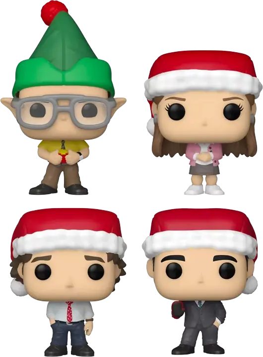 The Office Holiday 2022 Pocket POP! Vinyl Figures 4-Pack Tree Holiday Box 4 cm termékfotó