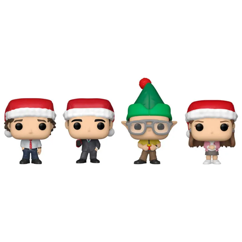 The Office Holiday 2022 Pocket POP! Vinyl Figures 4-Pack Tree Holiday Box 4 cm termékfotó