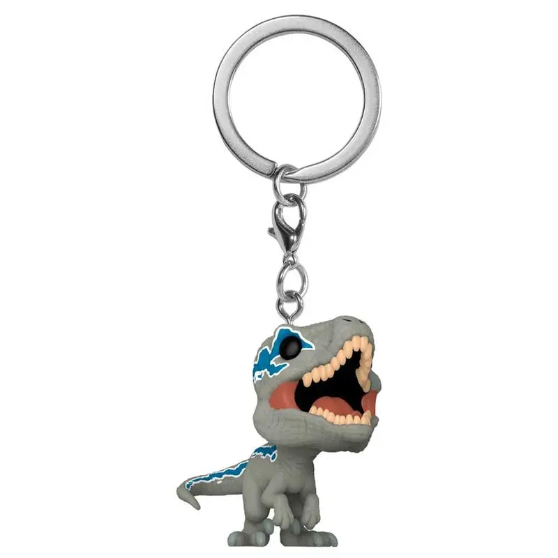 Pocket POP Keychain Jurassic World 3 Velociraptor Blue product photo