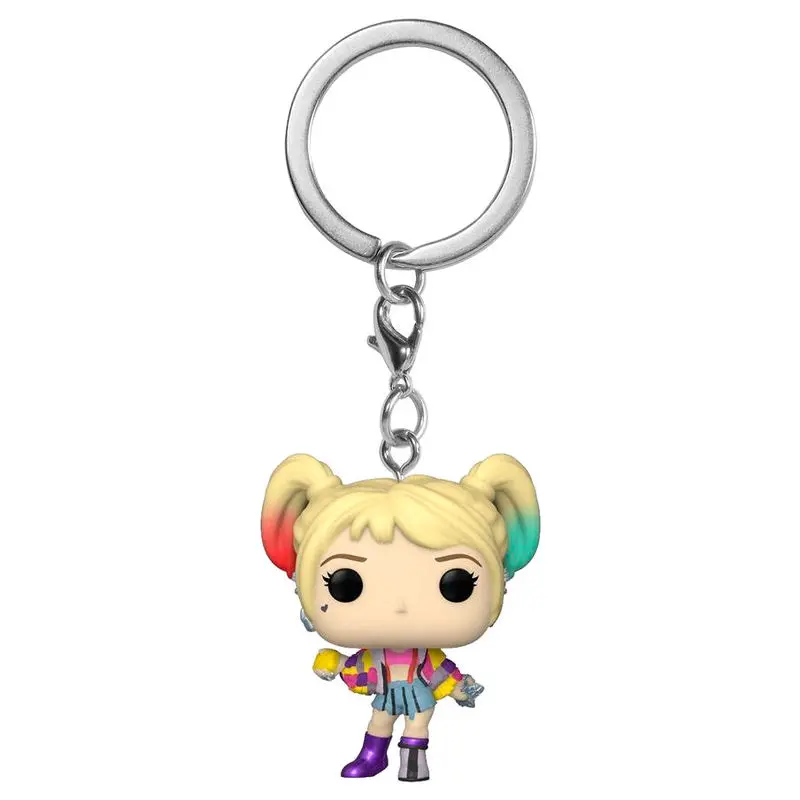 Birds of Prey Pocket POP! Vinyl Keychain Harley Quinn (Caution Tape) 4 cm product photo