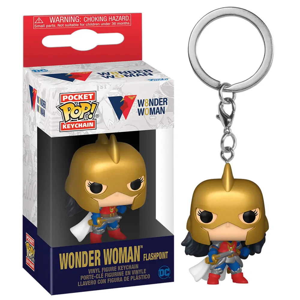 Pocket POP Keychain DC Comics 80Th Wonder Woman Flashpoint product photo