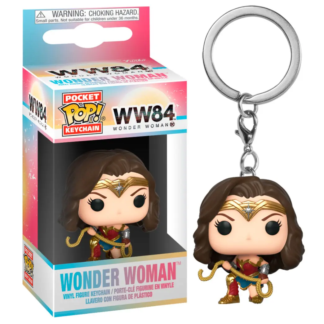 Wonder Woman 1984 Pocket POP! Vinyl Keychain Wonder Woman 1984 w/ Lasso 4 cm product photo