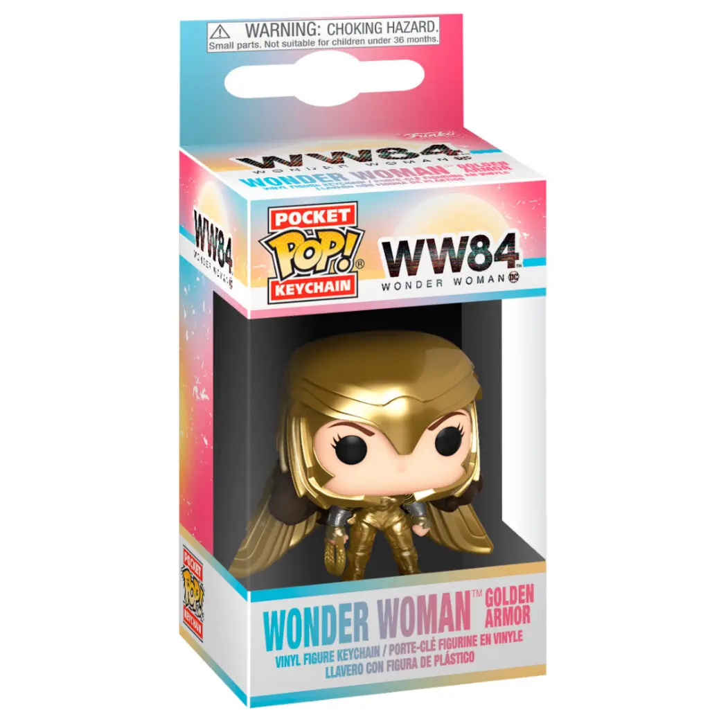 Wonder Woman 1984 Pocket POP! Vinyl Keychain Wonder Woman (Gold Wing) 4 cm product photo