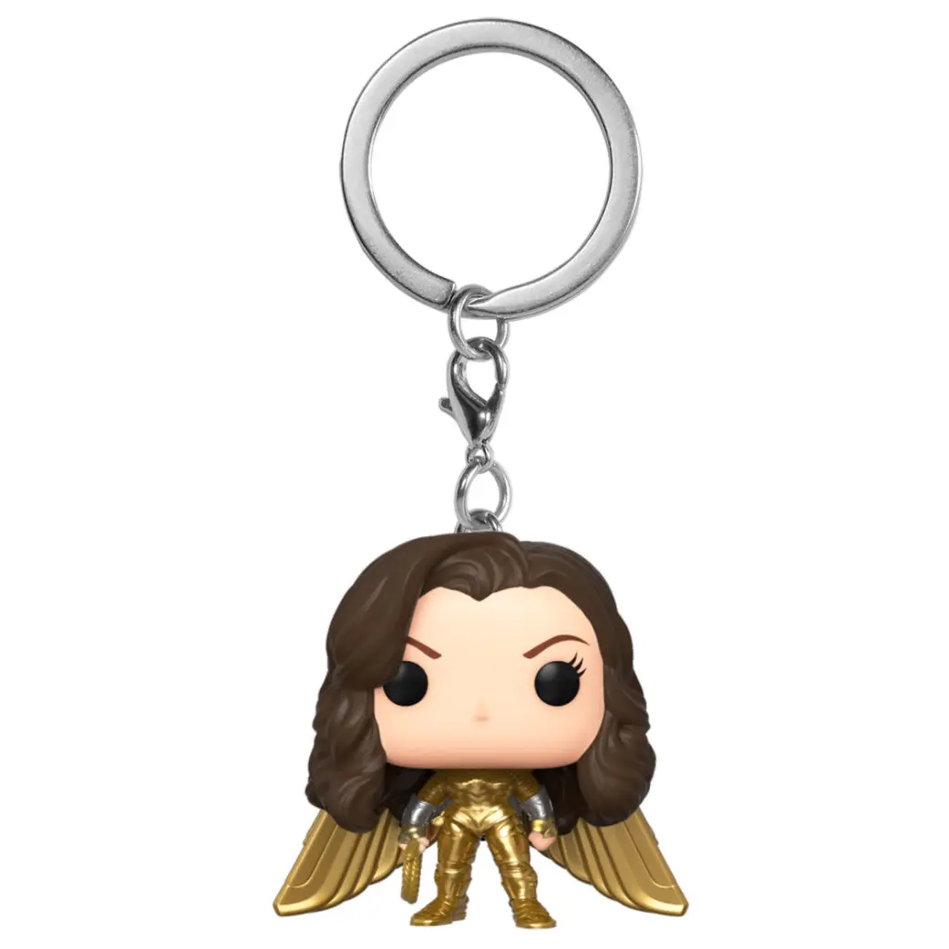 Pocket POP keychain DC Wonder Woman 1984 Wonder Woman No Helmet Gold Wing product photo