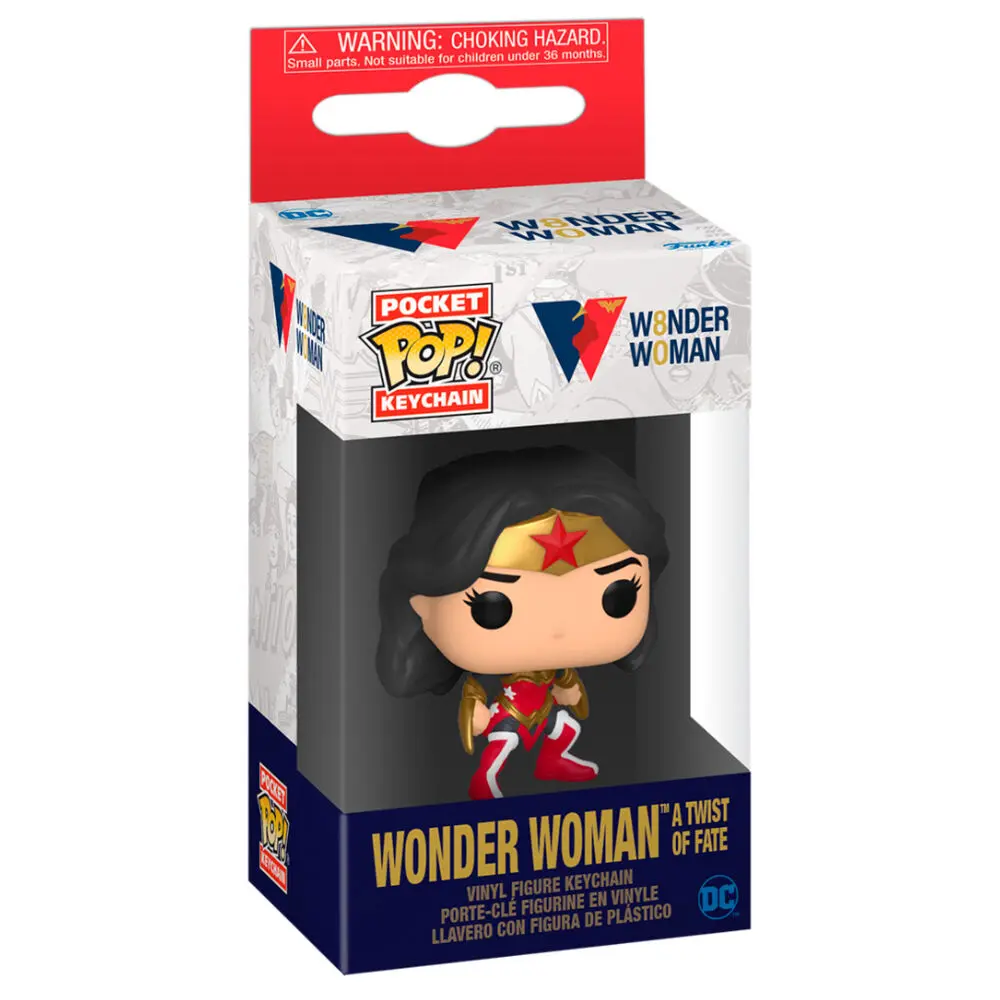 Pocket POP Keychain DC Wonder Woman 80th Wonder Woman At Wist Of Fate product photo