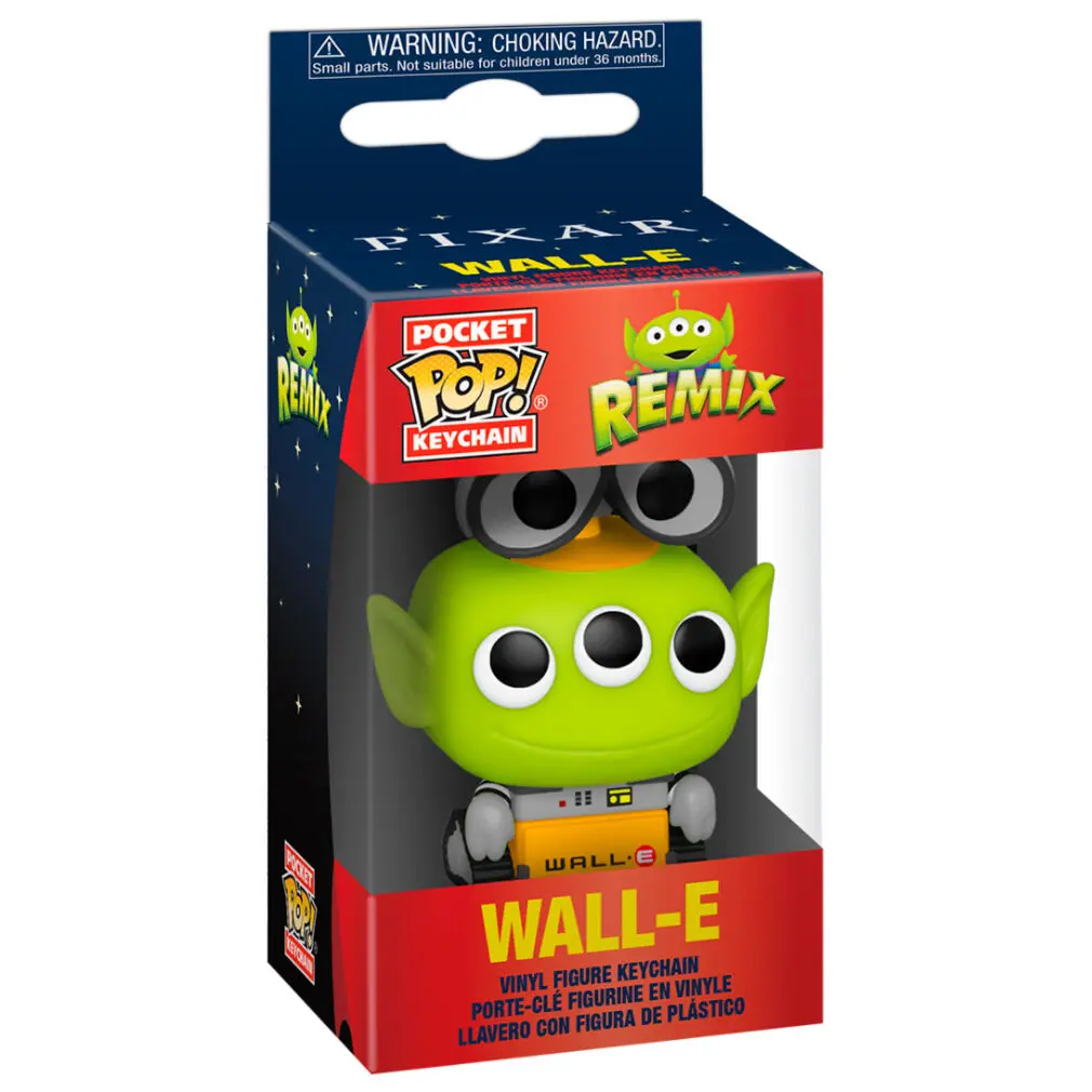 Pocket POP keychain Disney Pixar Alien Remix Wall-E product photo