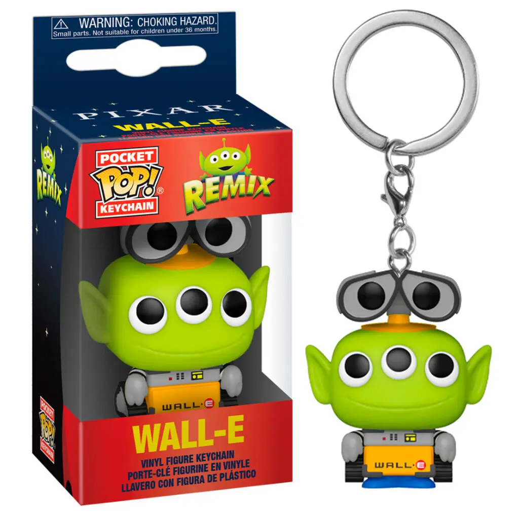 Pocket POP keychain Disney Pixar Alien Remix Wall-E product photo
