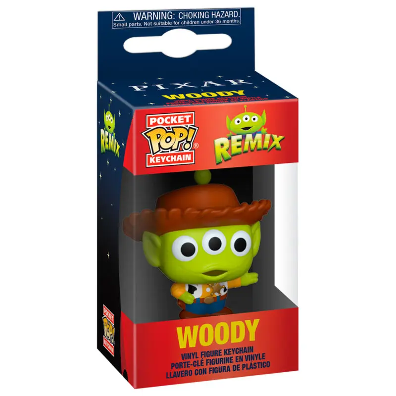 Toy Story Pocket POP! Vinyl Keychain Alien as Woody 4 cm product photo