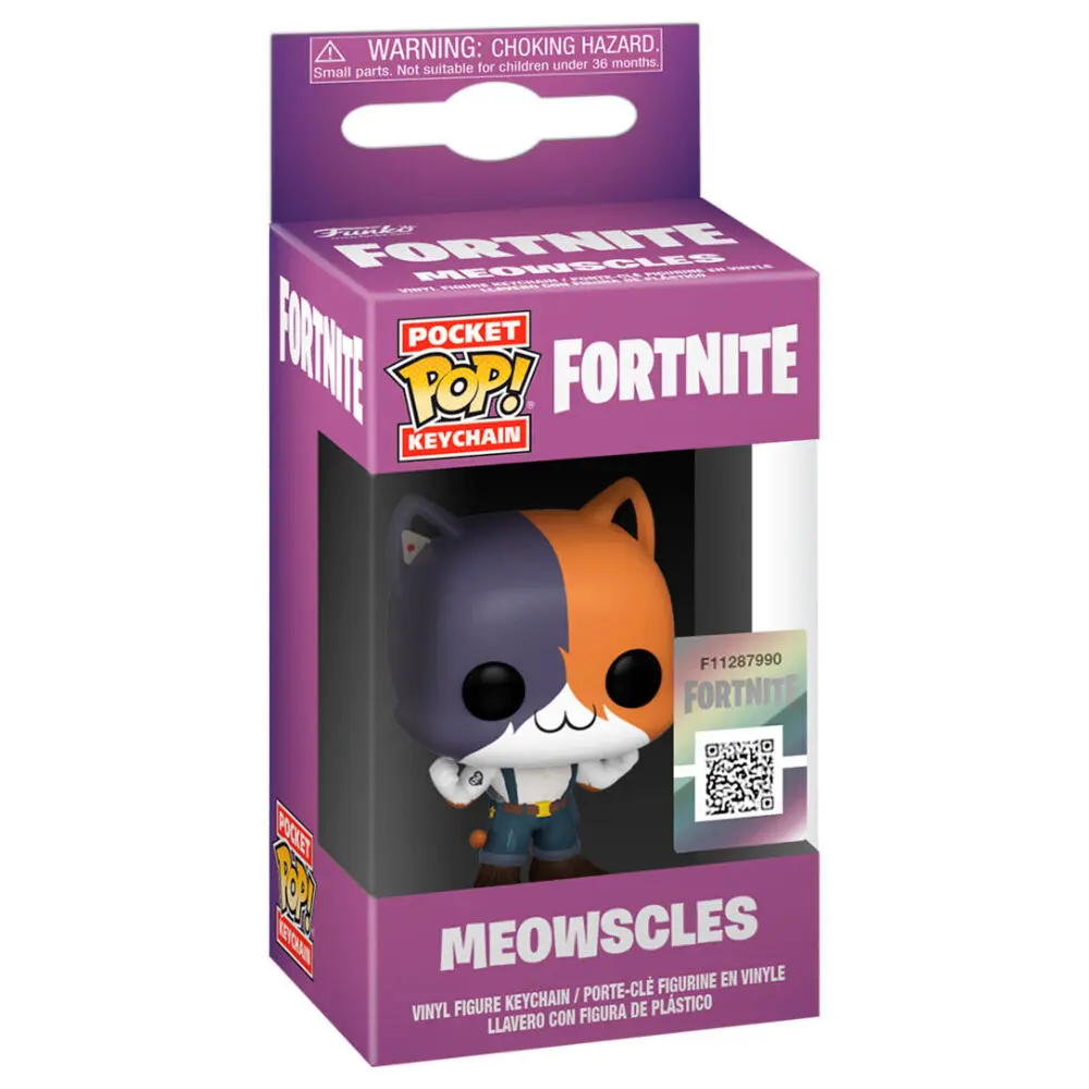 Pocket POP keychain Fortnite Meowscles product photo