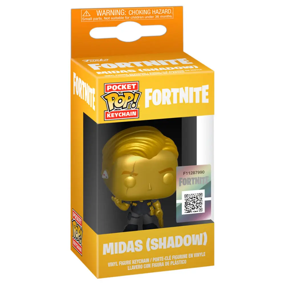 Pocket POP keychain Fortnite Midas Metallic product photo