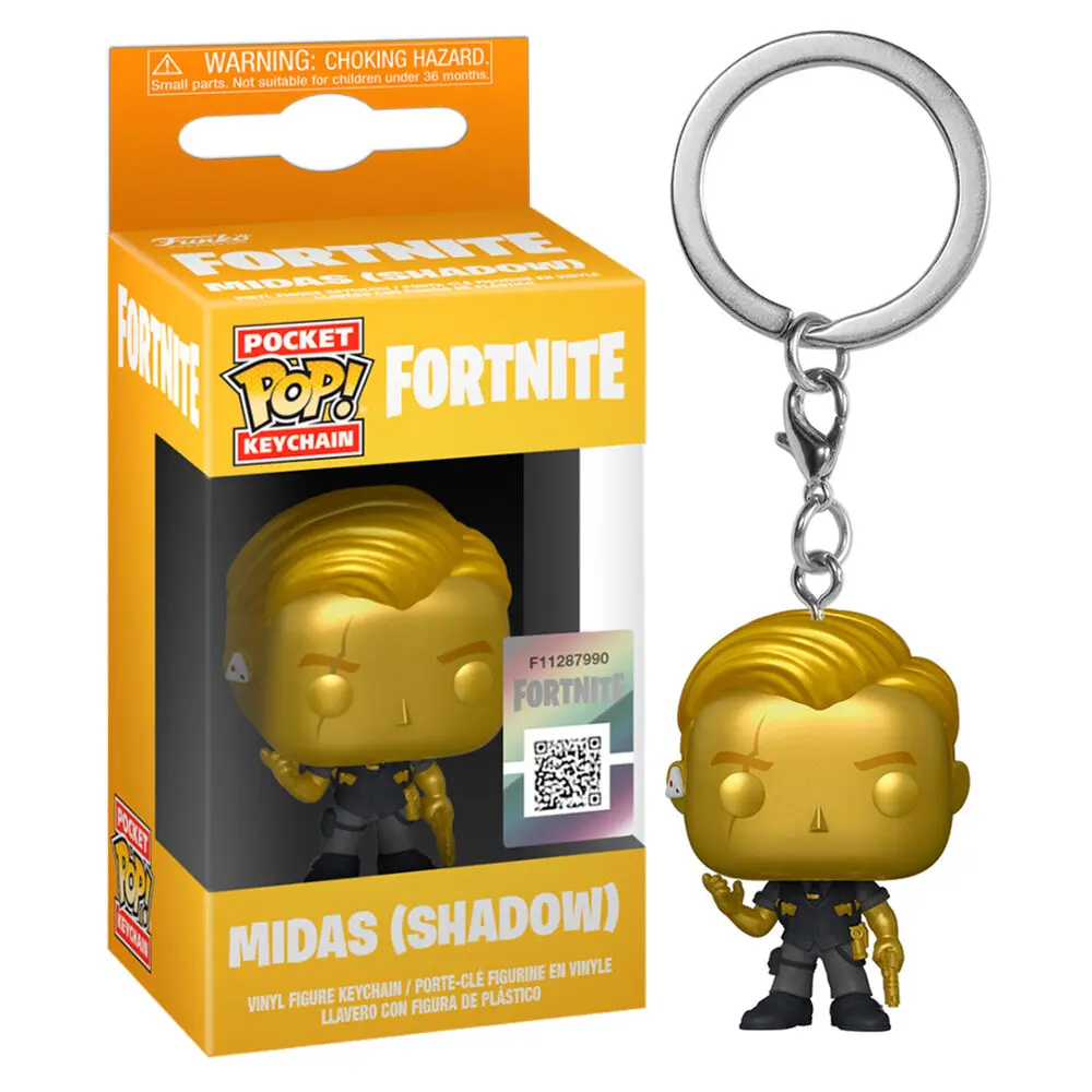 Pocket POP keychain Fortnite Midas Metallic product photo