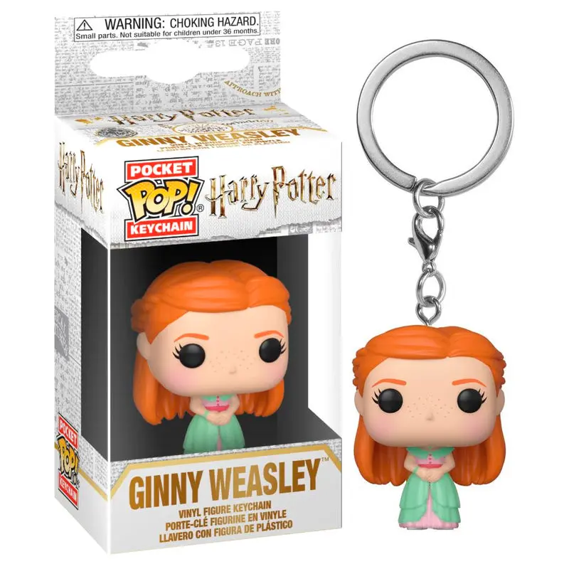 Harry Potter Pocket POP! Vinyl Keychain Ginny (Yule) 4 cm product photo