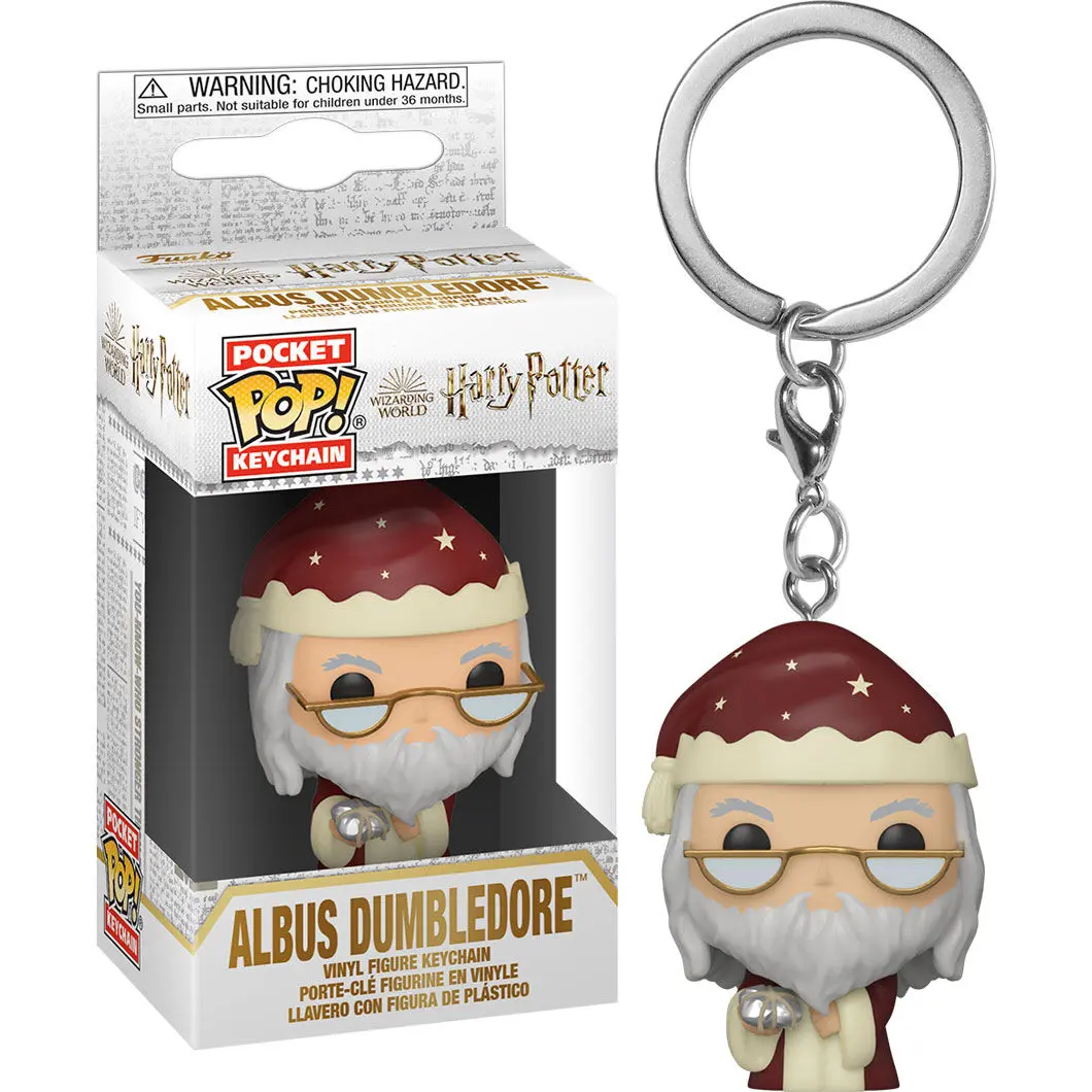 Pocket POP keychain Harry Potter Holiday Dumbledore product photo