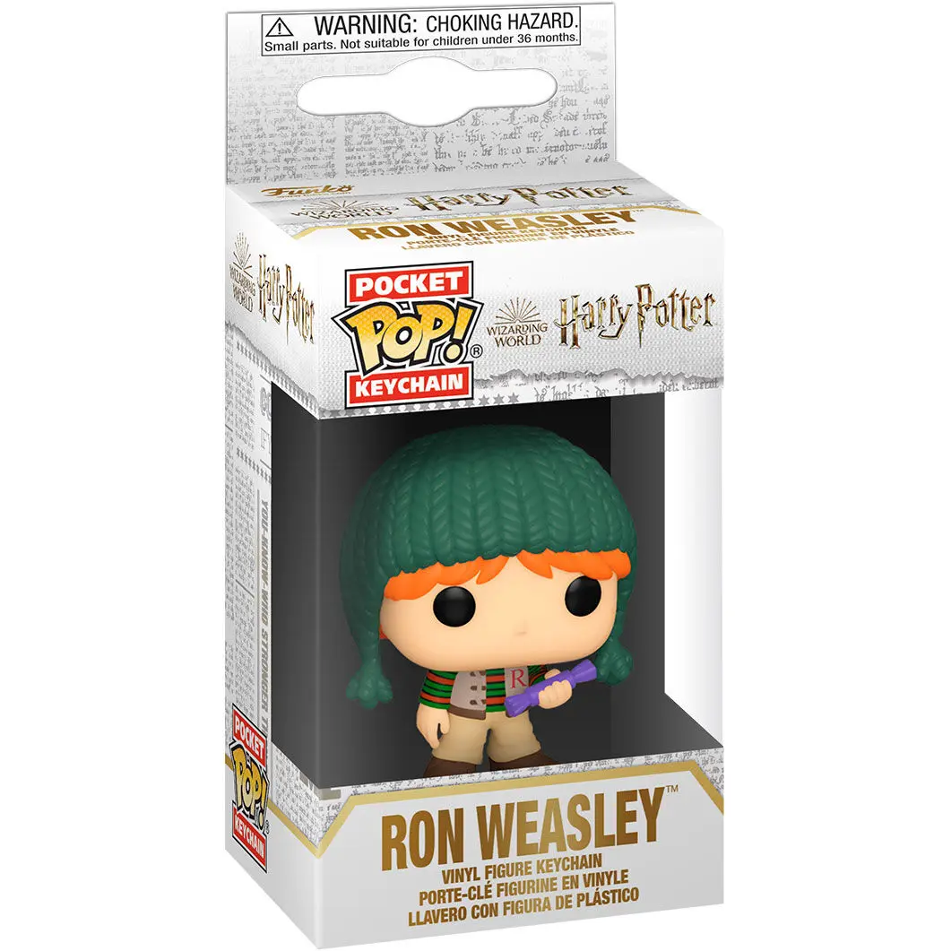 Pocket POP keychain Harry Potter Holiday Ron product photo