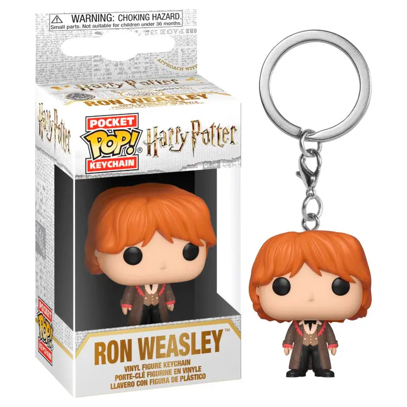 Harry Potter Pocket POP! Vinyl Keychain Ron (Yule) 4 cm product photo